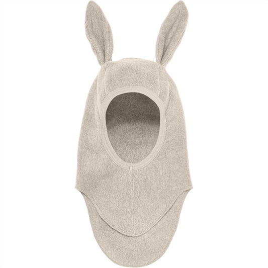 Huttelihut Balaclava Ears Cotton Fleece Camel Melange