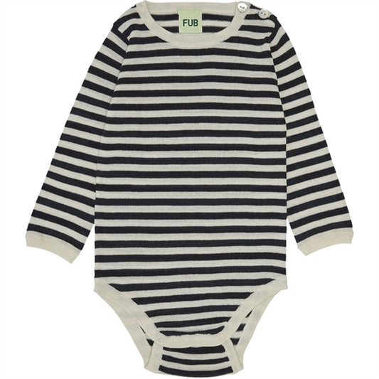 FUB Baby Body Ecru/Dark Navy