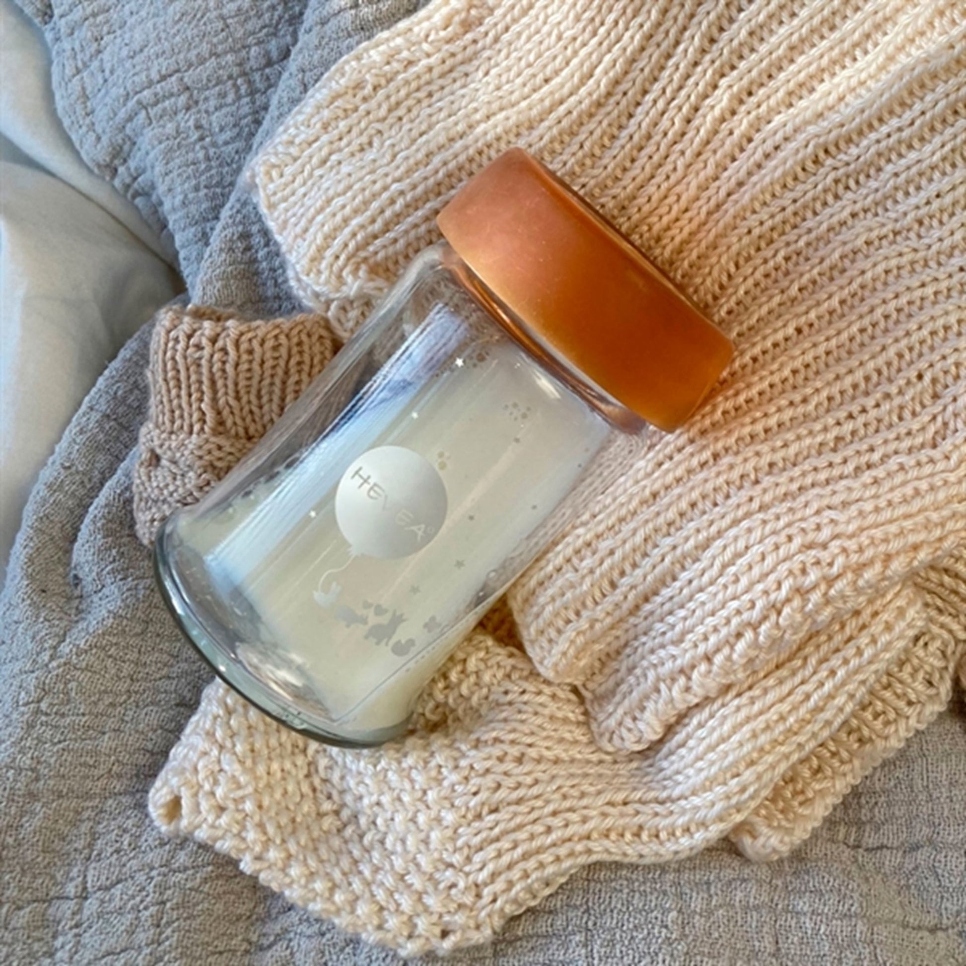 Hevea Baby Bottle Cap For Bottle With Wide Neck