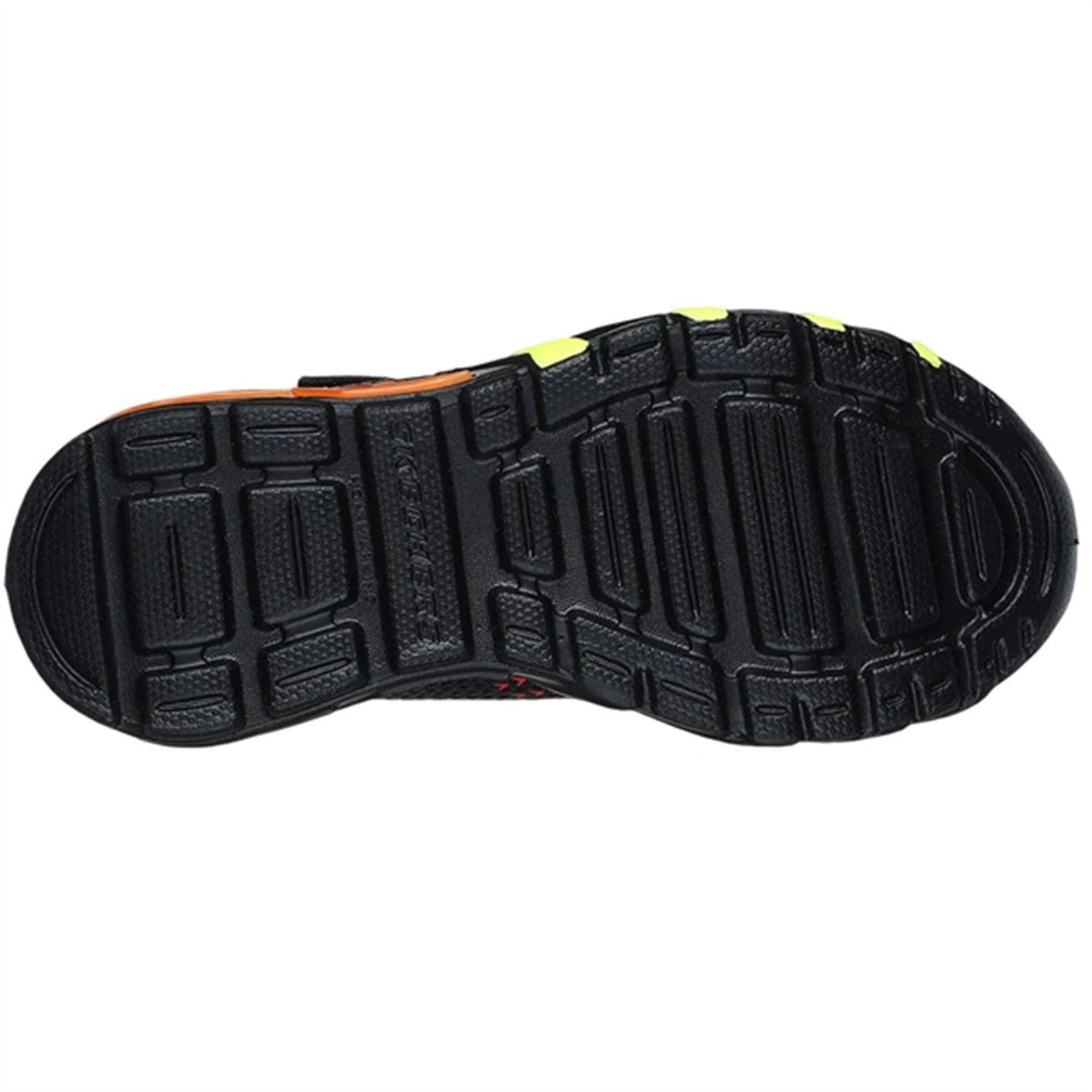 Skechers S-Lights Flex Glow Bolt Black Red