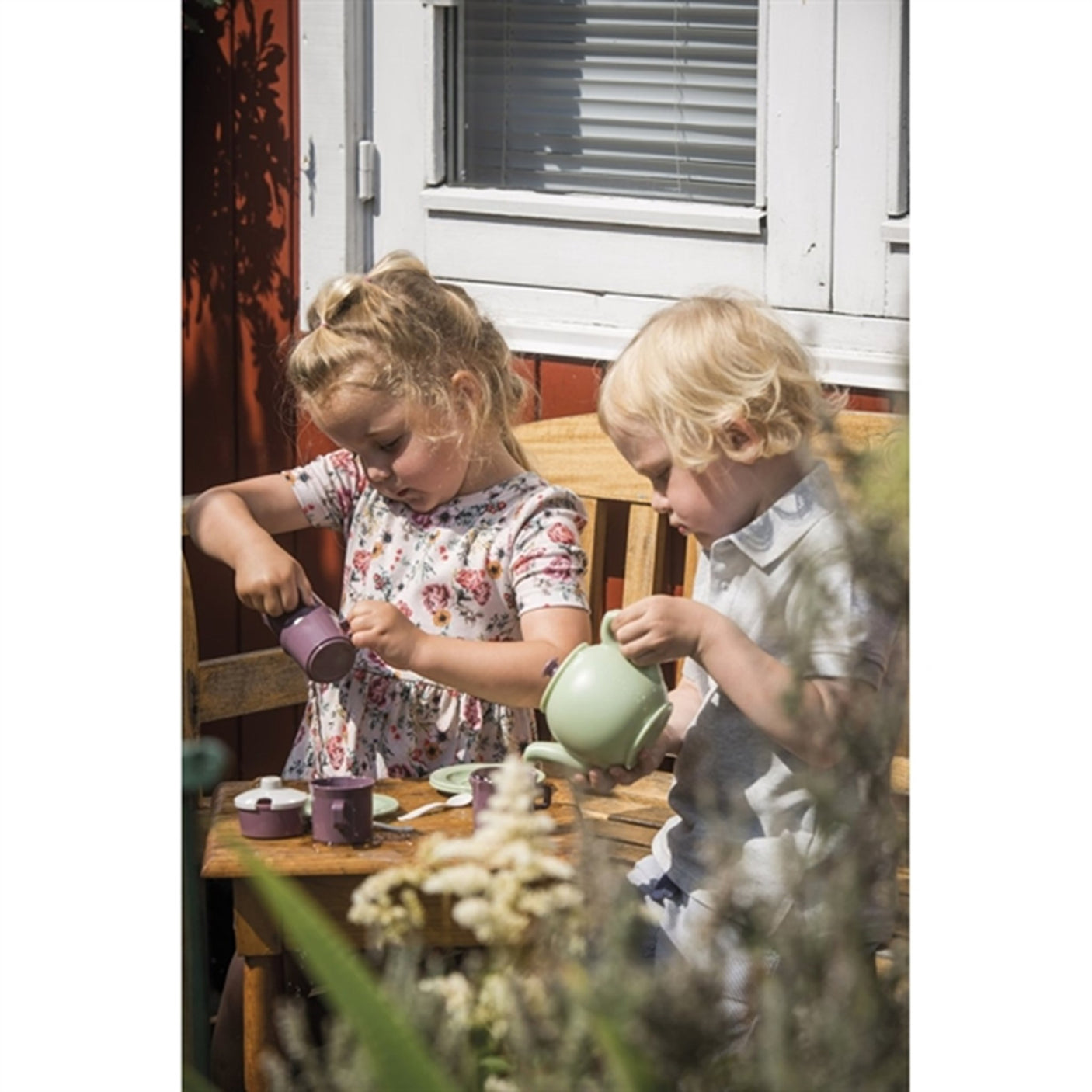 Dantoy Green Garden Tea Set