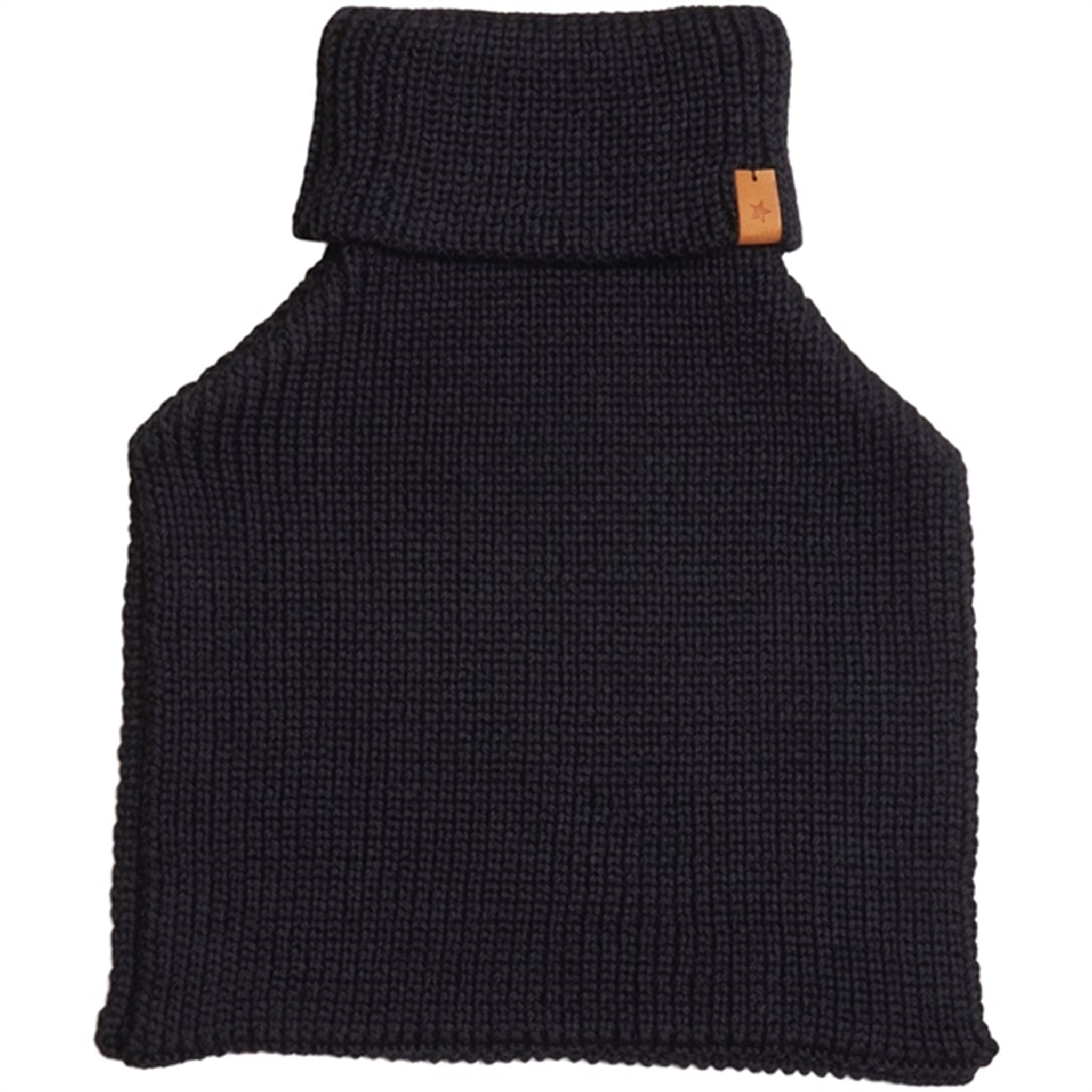 Huttelihut Neck Warmer Solid Wool Knit Ajas Navy