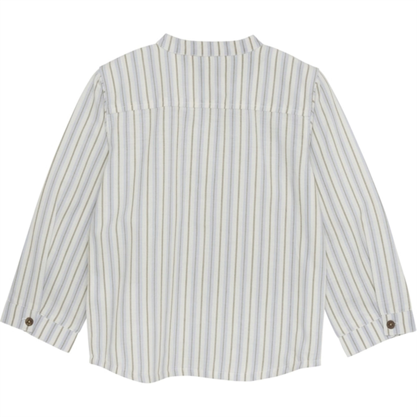 Huttelihut Woven Stripe Silver Sage Shirt