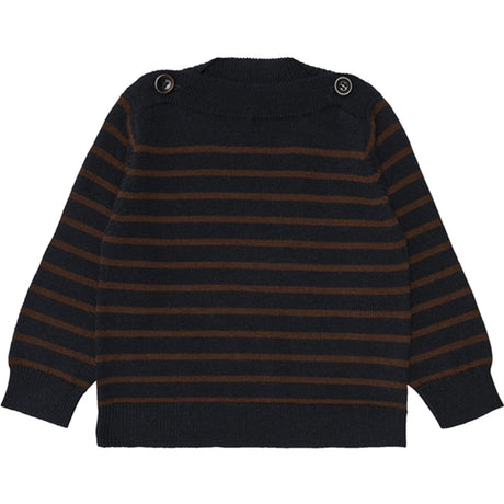 FUB Baby Boatneck Blouse Dark Navy/Amber