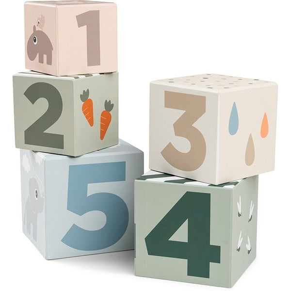 Done by Deer Stacking Cubes 5 Pieces Deer Friends Colour Mix