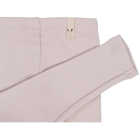 Wheat Soft Lilac Rib Leggings