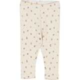 Wheat Chalk Flowers Jersey Leggings