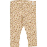Wheat Eggshell Flowers Jersey Leggings