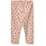 Wheat Pink Sand Flowers Jersey Leggings Jules