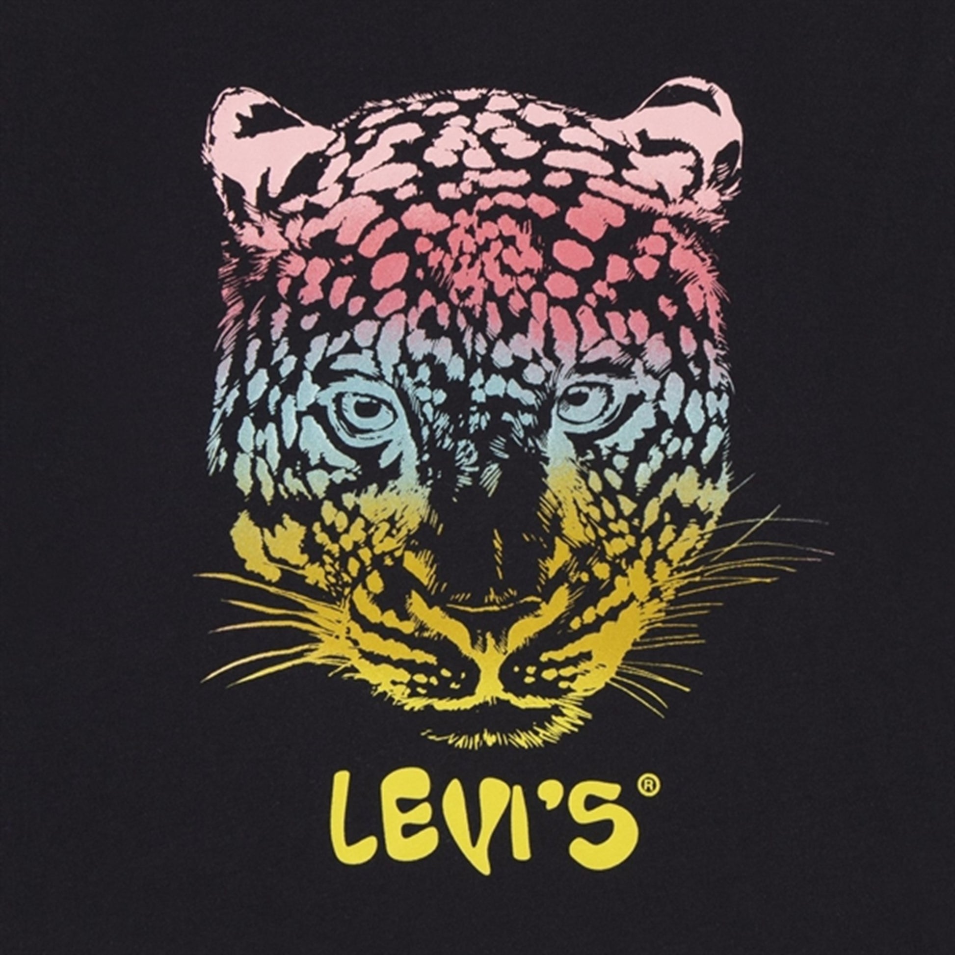 Levi's Leopard Oversized T-Shirt Caviar