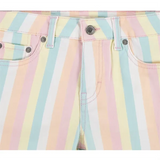 Levi's Printed Fray Hem Gf Shorts Pear Sorbet