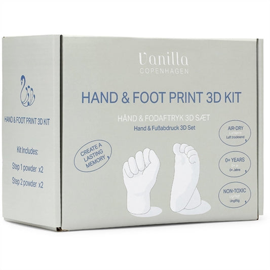 Vanilla COPENHAGEN Hand And Footprint 3D Set