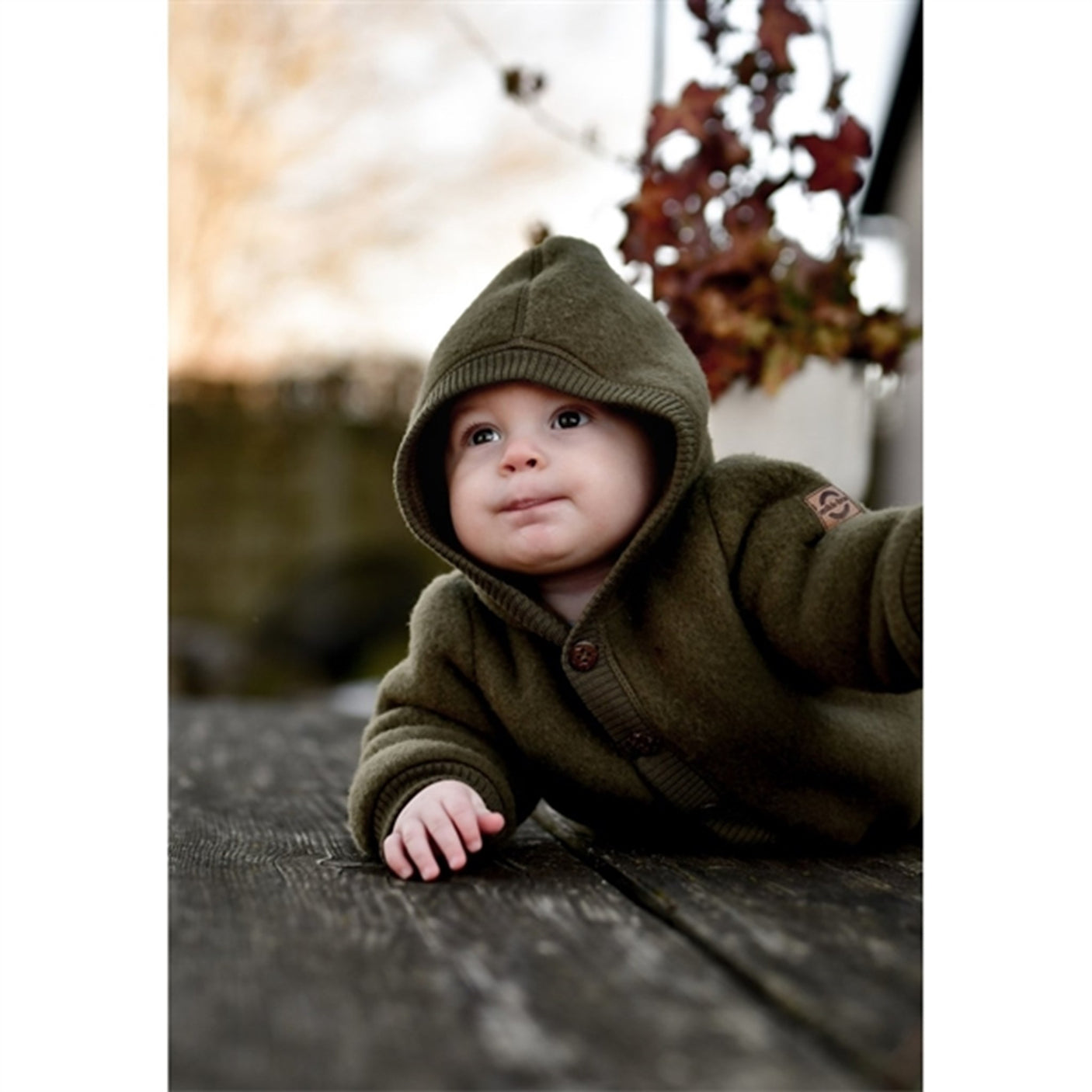 Mikk-Line Wool Suit W. Hood Beech