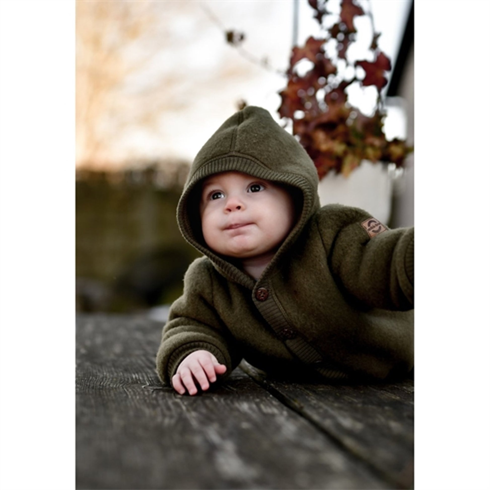 Mikk-Line Wool Suit W. Hood Beech