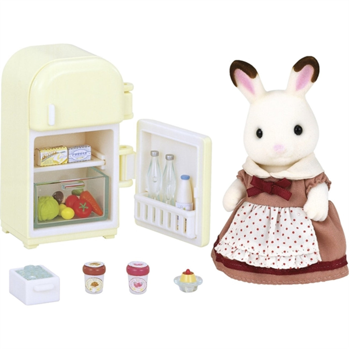 Sylvanian Families® Chocolate Rabbit Mother Set (Fridge)