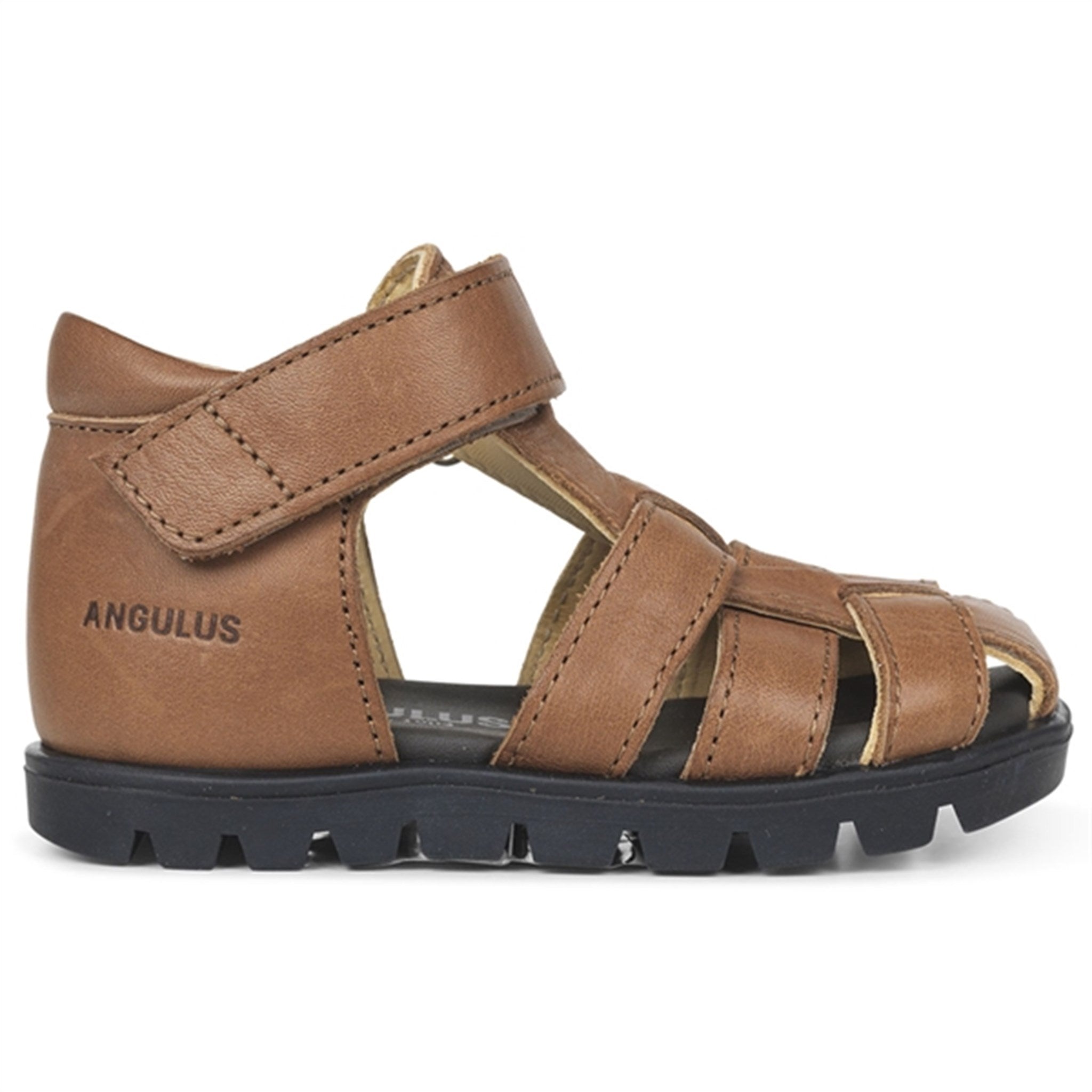 Angulus Starter Sandal w. Velcro Cognac 5019-301-1545 3
