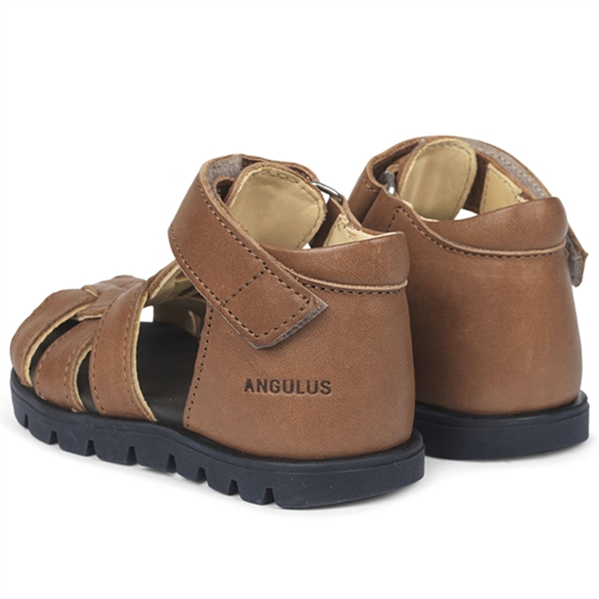 Angulus Starter Sandal w. Velcro Cognac 5019-301-1545 2