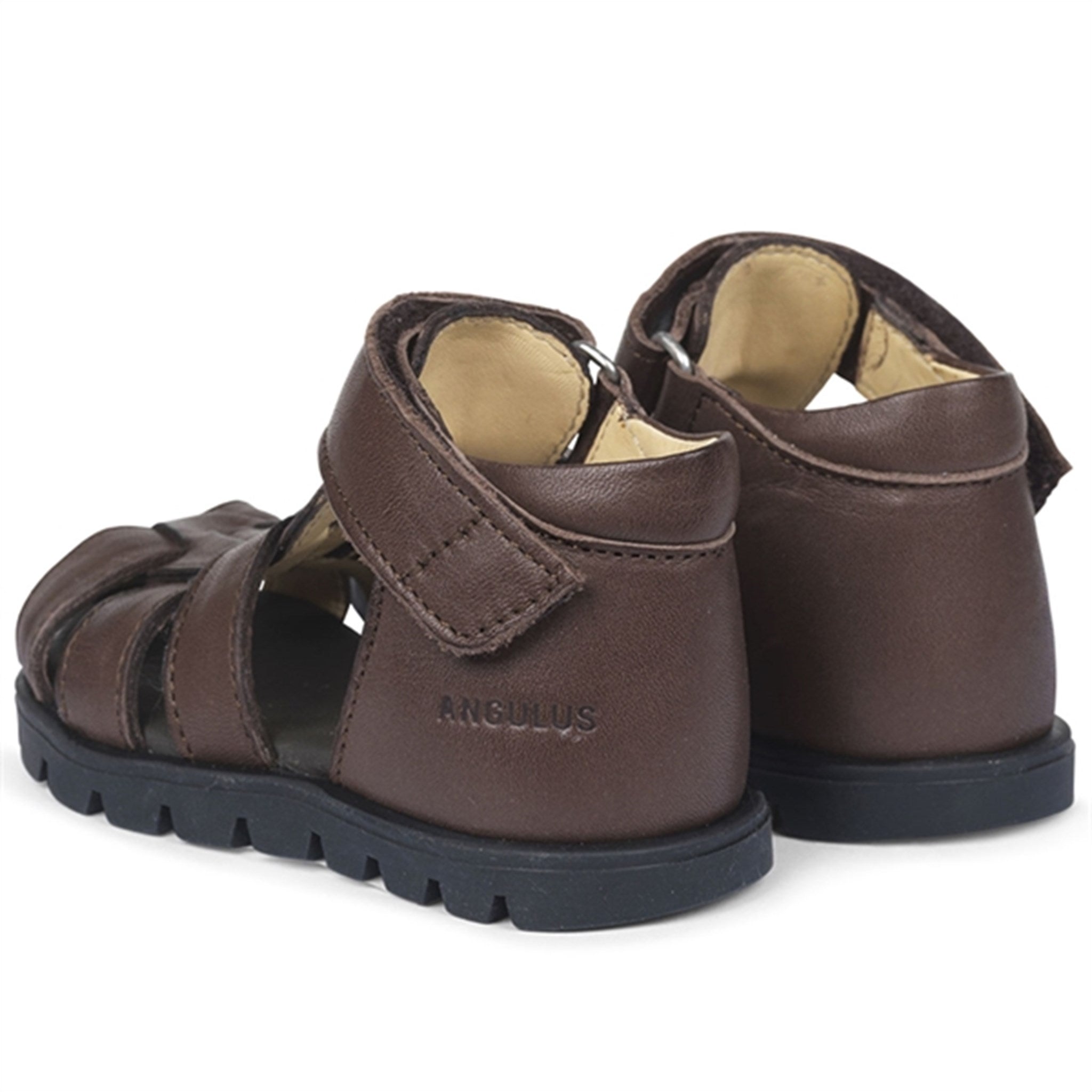 Angulus Starter Sandal w. Velcro Dark Brown 5019-301-1547 7