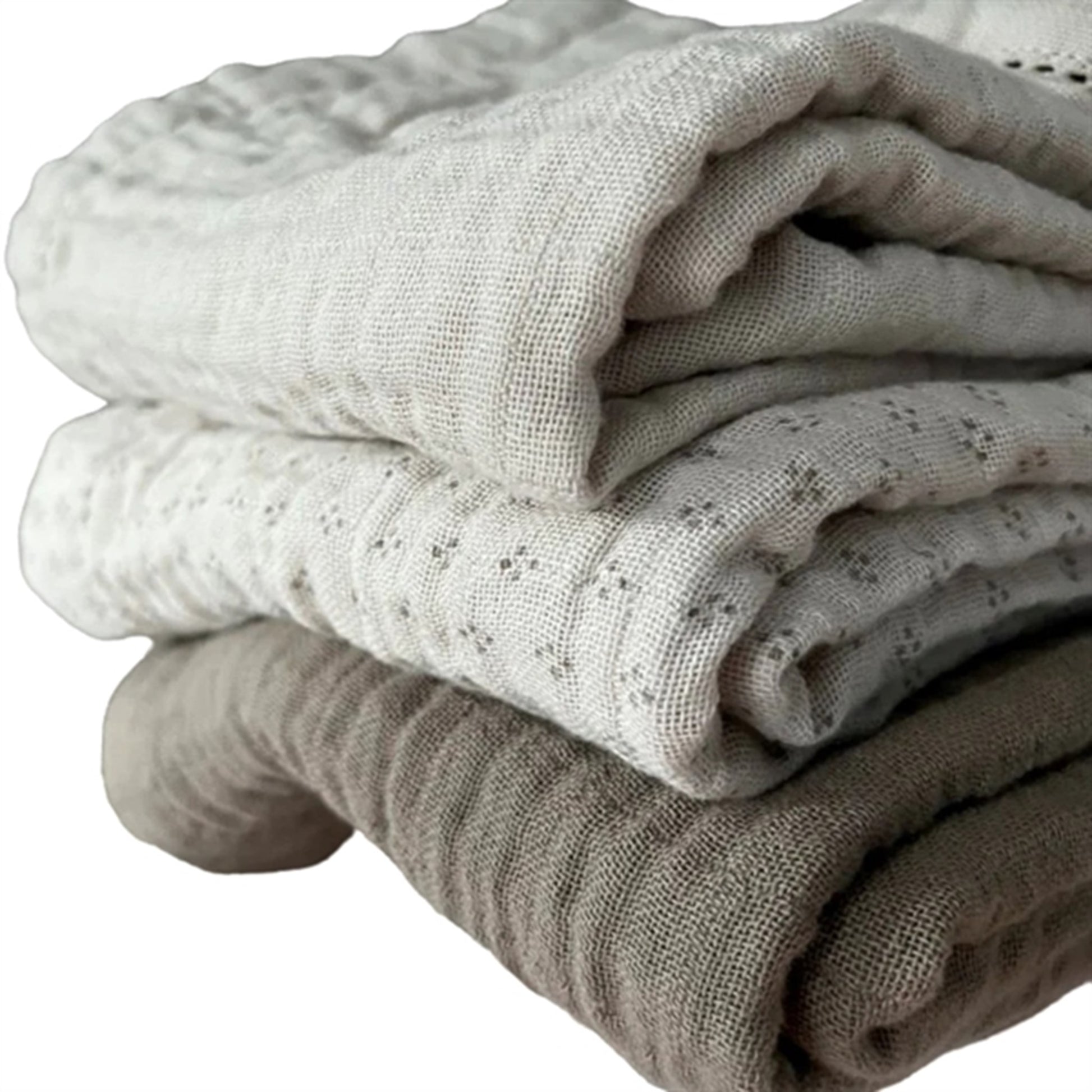 Pine Cone Muslin Cloth 3-pack Edith Mushroom