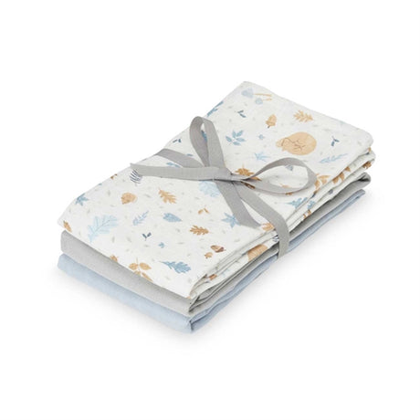 Cam Cam Copenhagen Muslin Cloth 3-pack Mix Forest/Grey/Dusty Blue