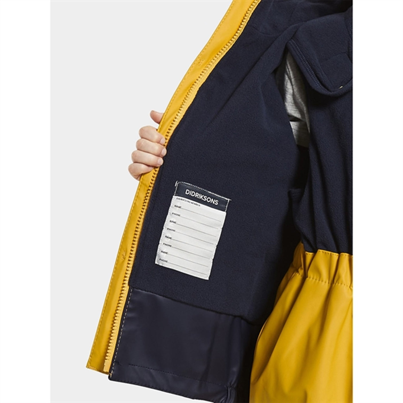 Didriksons Boardman Kids Oat Yellow Rain Set