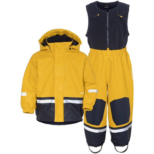 Didriksons Boardman Kids Oat Yellow Rain Set