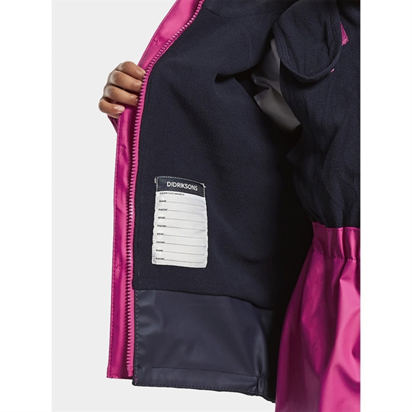 Didriksons Boardman Kids Plastic Pink Rain Set