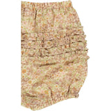 Wheat Moonlight Flowers Ruffles Bloomers
