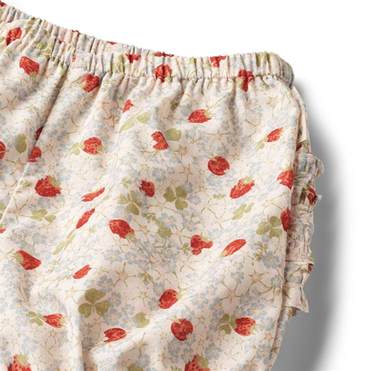 Wheat Rose Strawberries Nappy Bloomers Clara