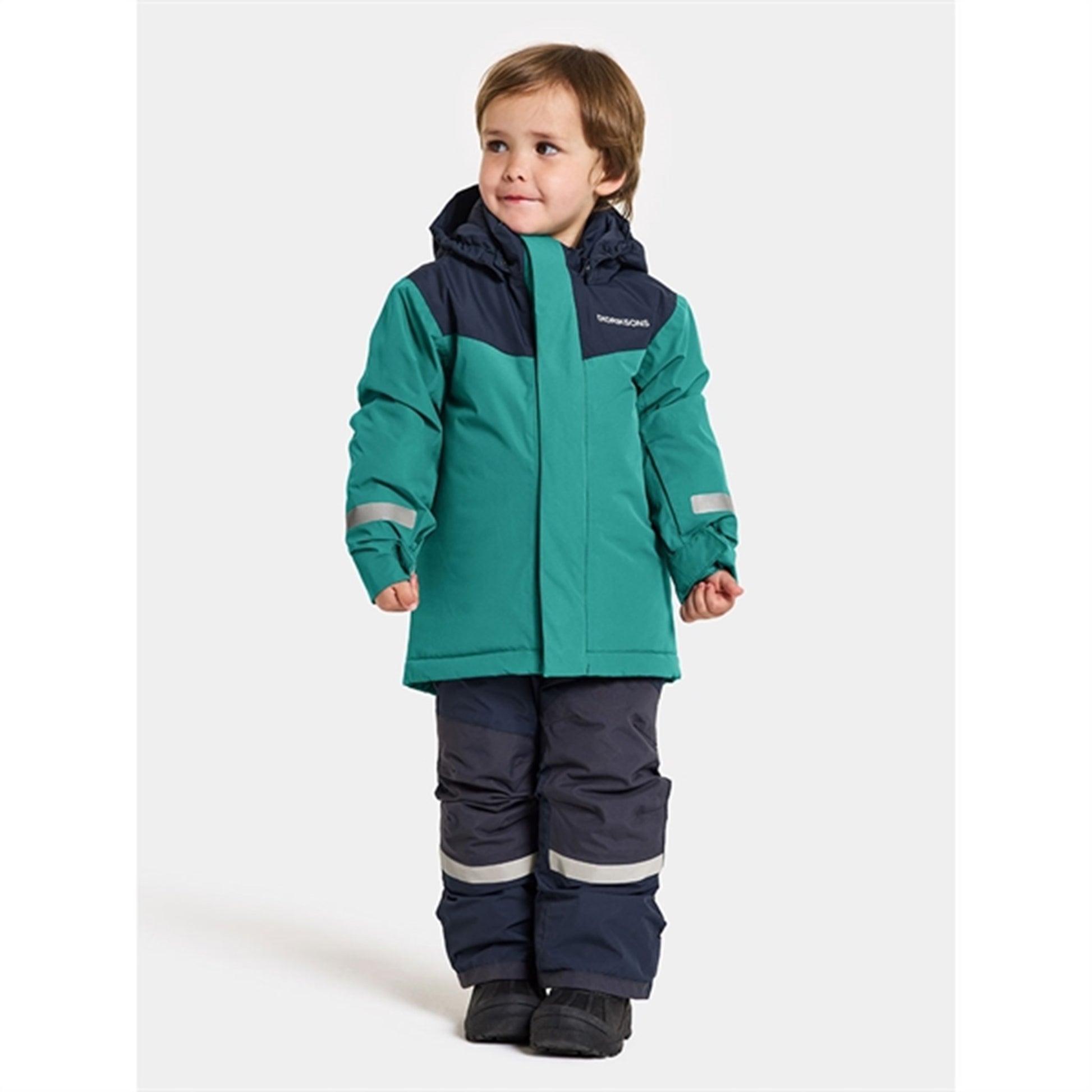 Didriksons Petrol Green Skare Kids Set