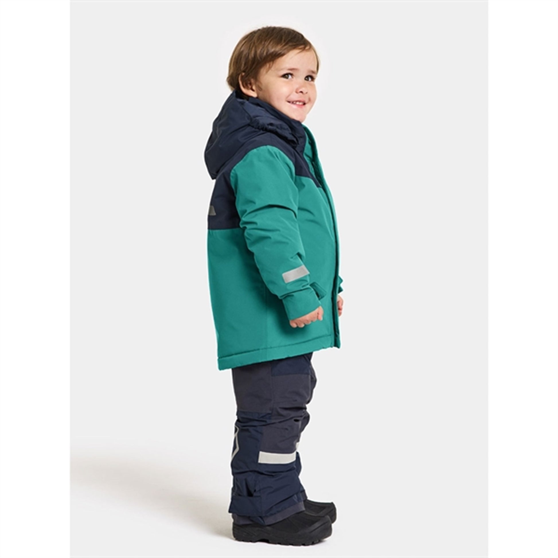 Didriksons Petrol Green Skare Kids Set