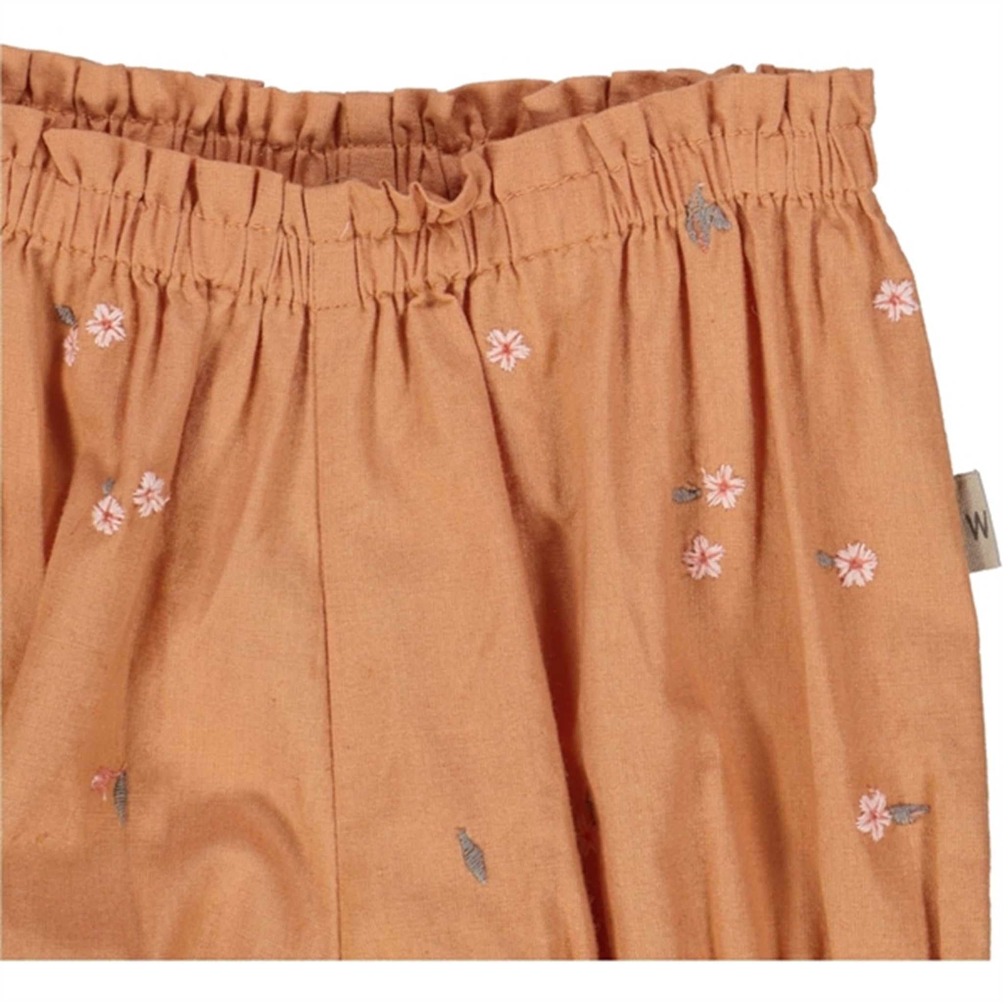 Wheat Embroidery Flowers Angie Shorts 3