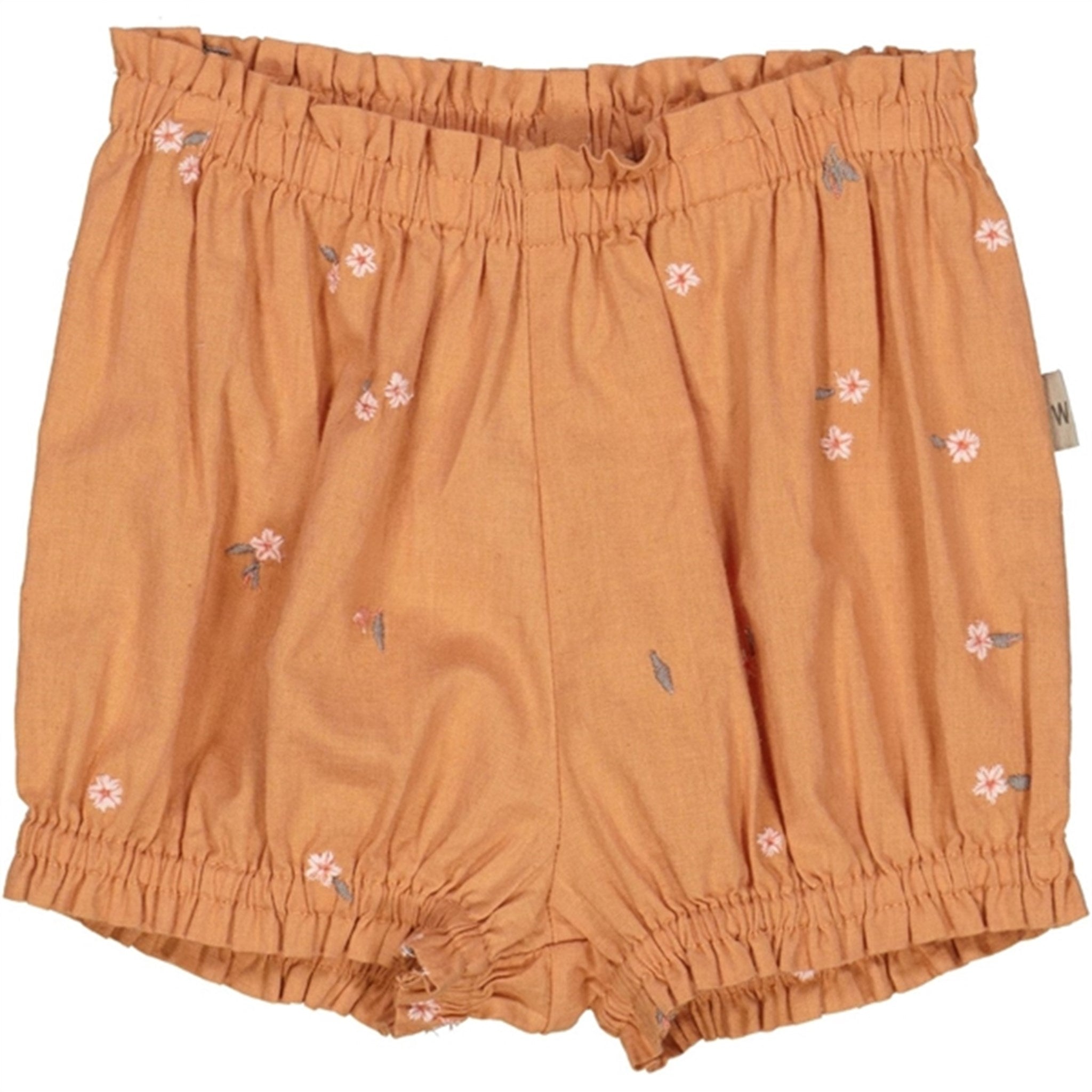 Wheat Embroidery Flowers Angie Shorts