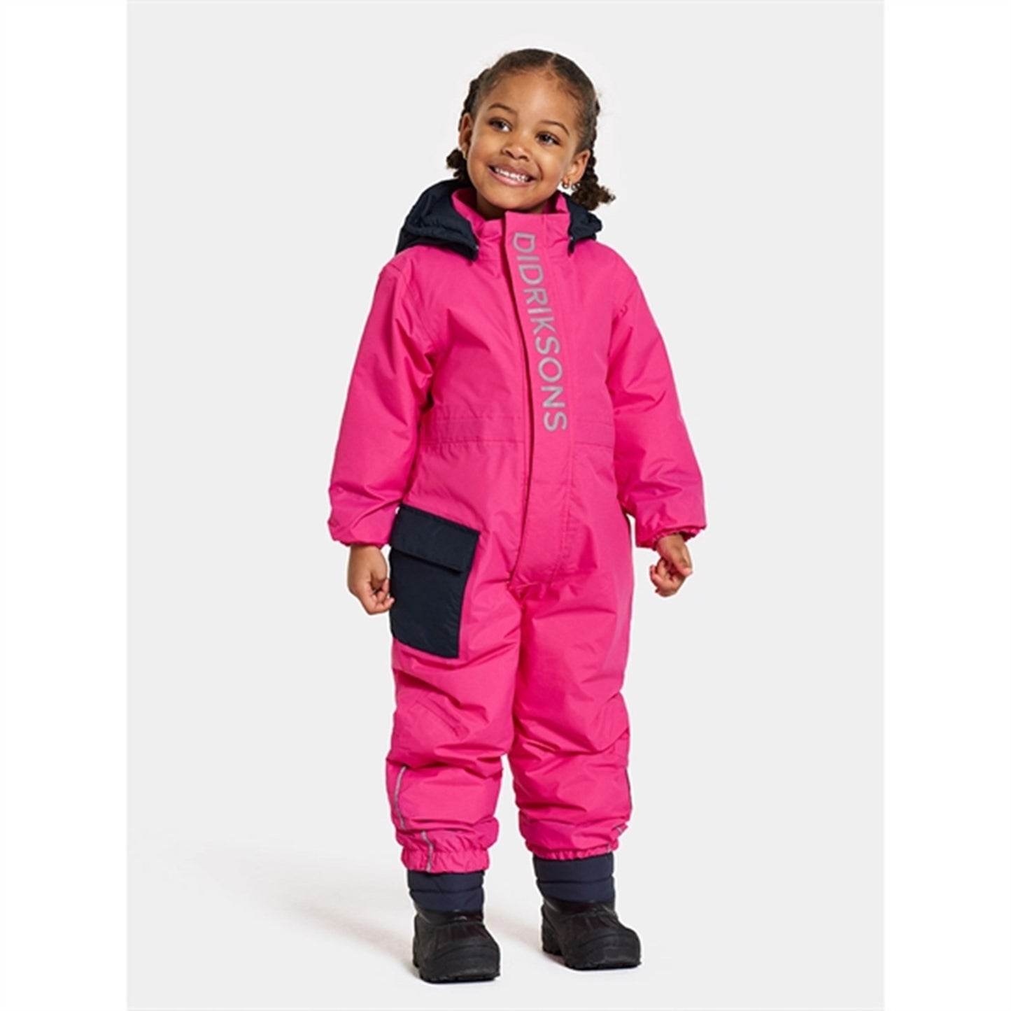 Didriksons True Pink Rio Kids Cover 2 Coverall