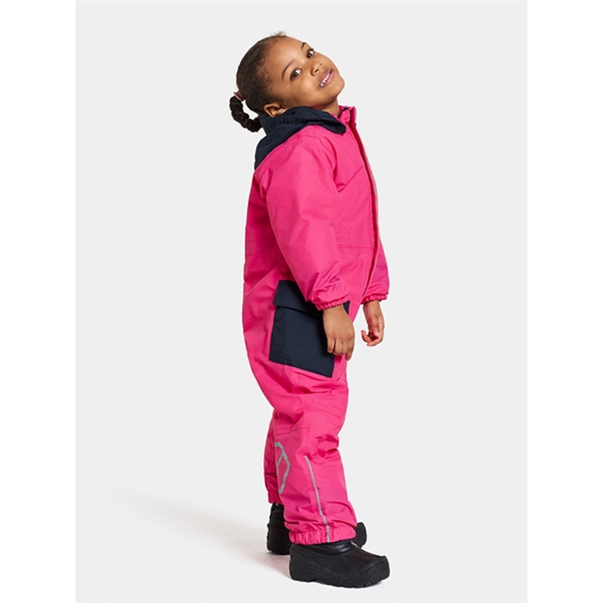 Didriksons True Pink Rio Kids Cover 2 Coverall