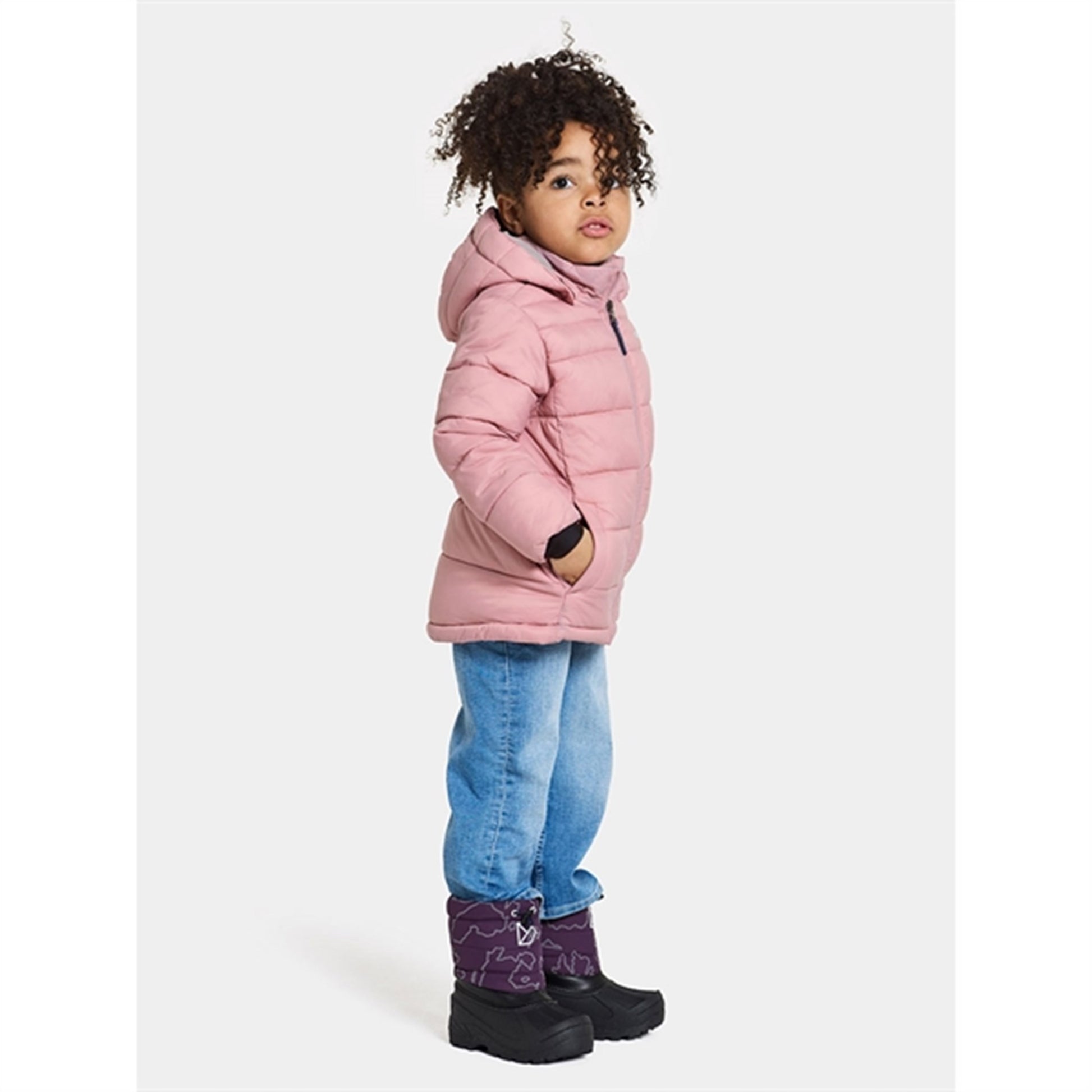 Didriksons Soft Pink Rodi Kids 2 Jacket