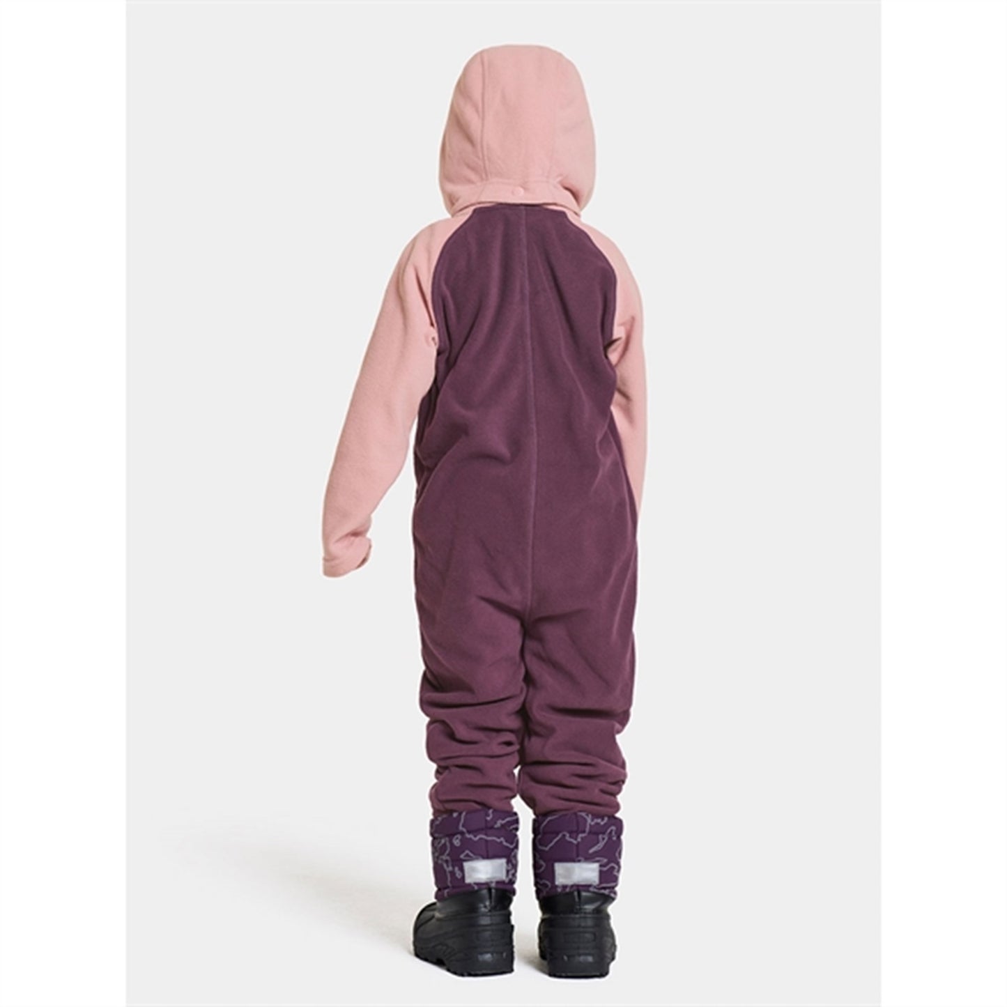 Didriksons Plumb Monte Kids Fleece Onesie