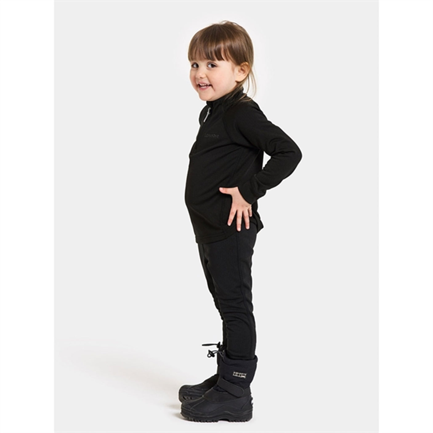 Didriksons Black Jadis Kids Fleece Set 5