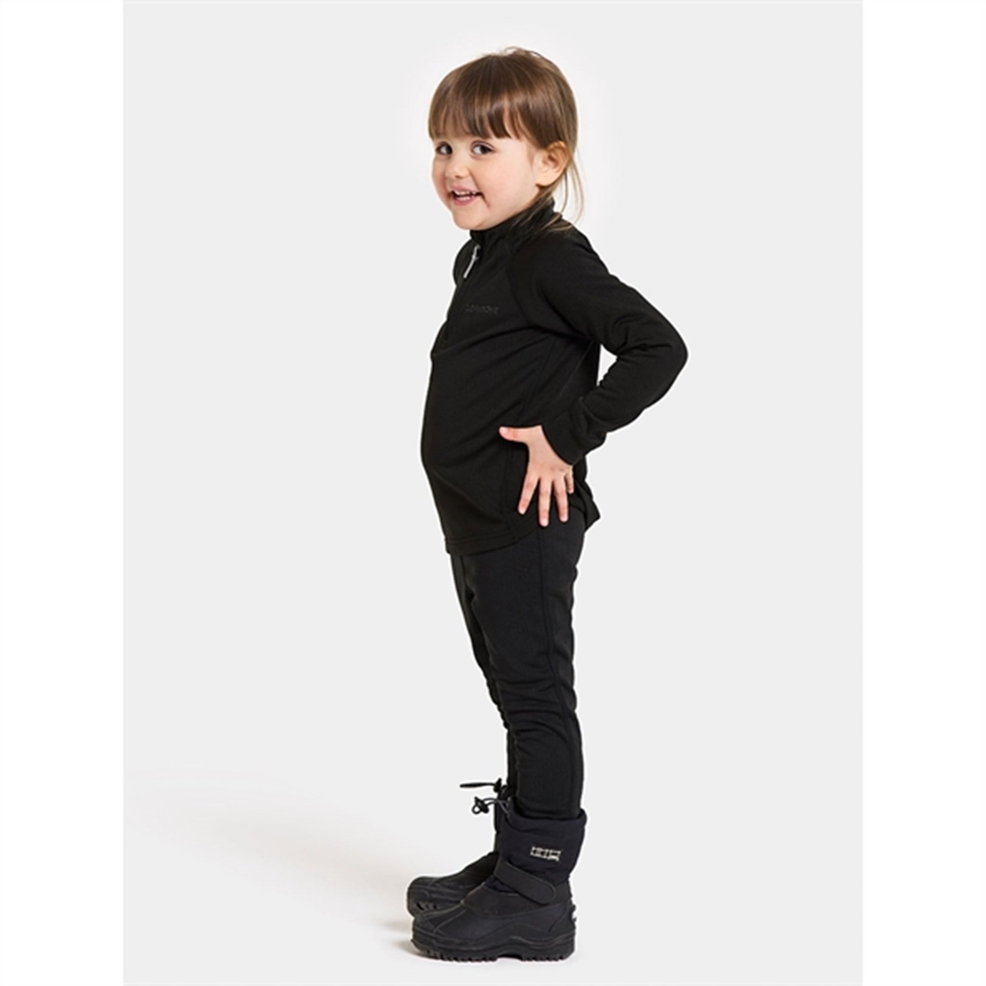 Didriksons Black Jadis Kids Fleece Set 5