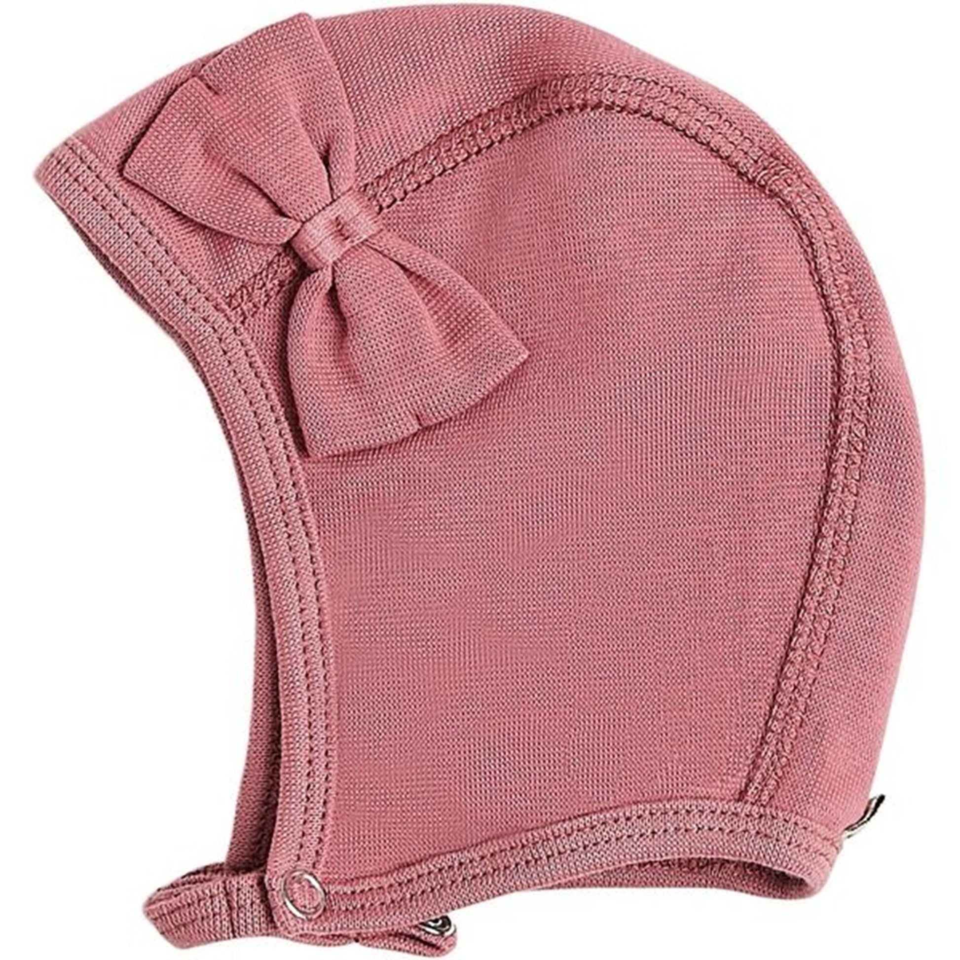 Racing Kids Baby Beanie Bow Light Rose