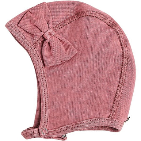 Racing Kids Baby Beanie Bow Light Rose