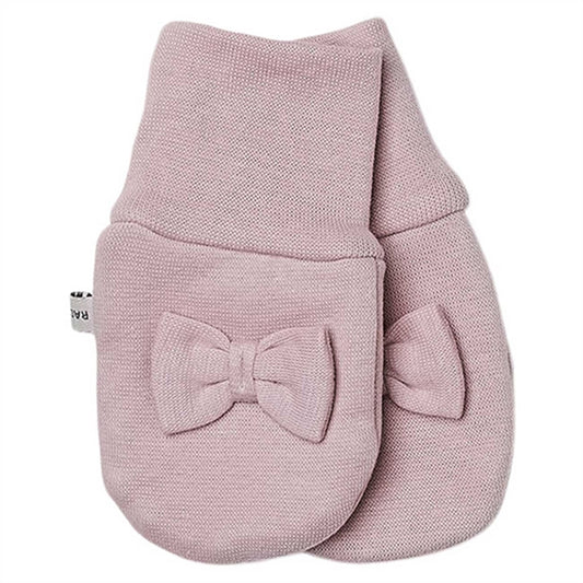 Racing Kids Mittens Baby Bow Dusty Rose