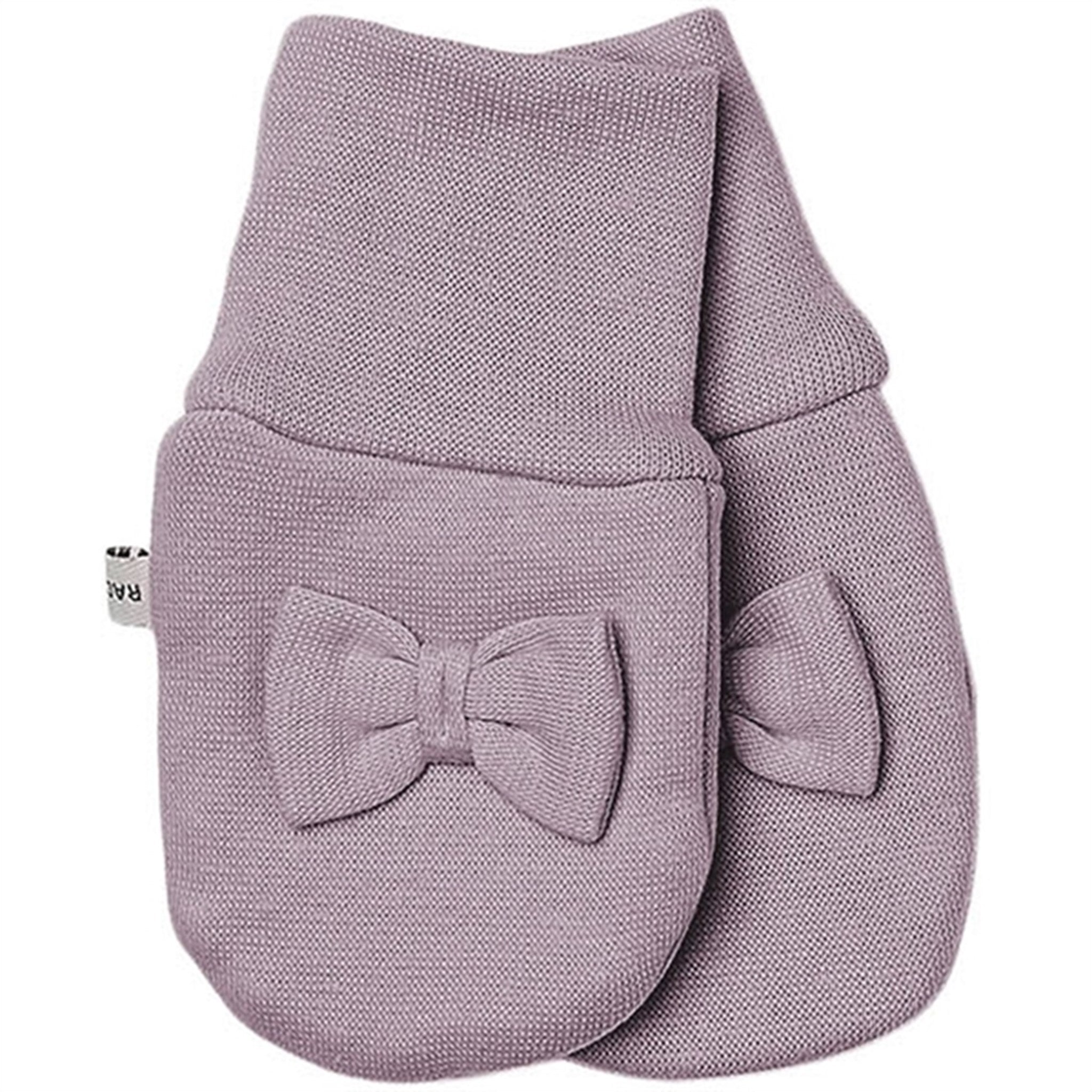 Racing Kids Mittens Baby Bow Dusty Lavender