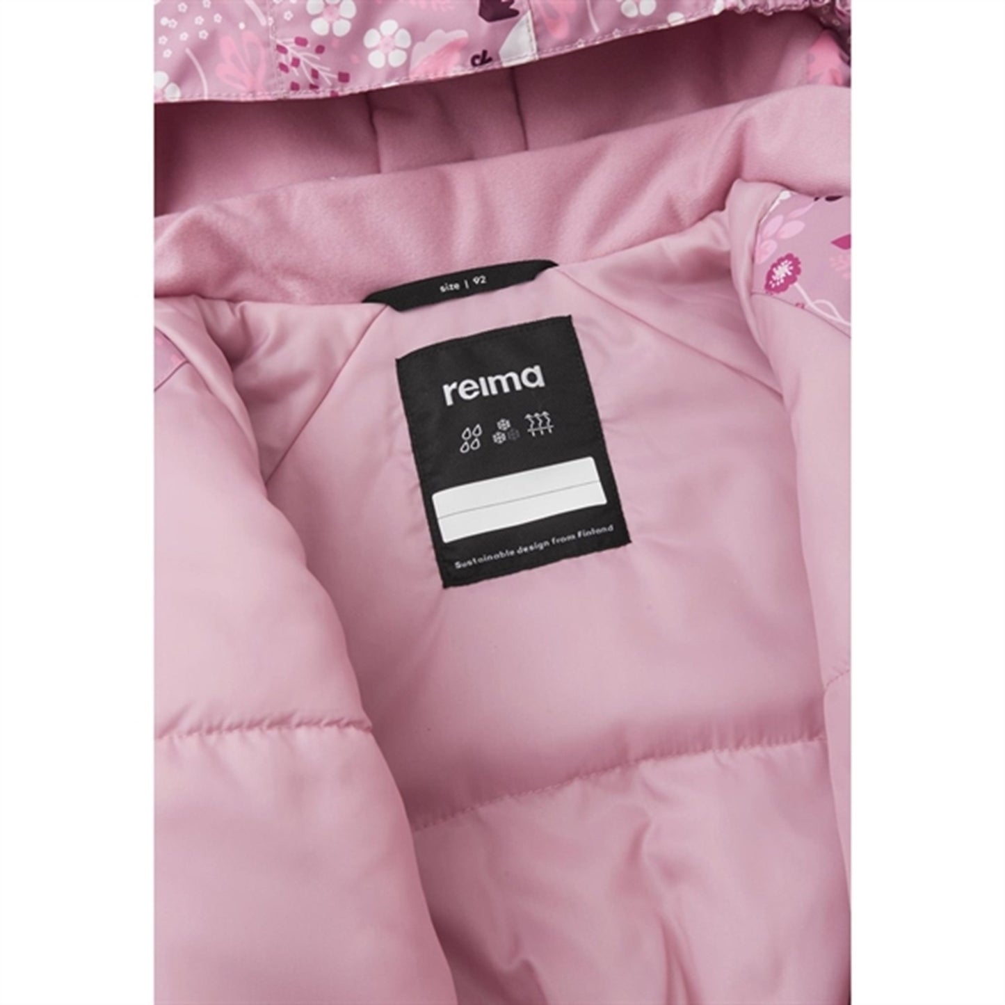Reima Reimatec Snow Suit Puhuri Grey Pink