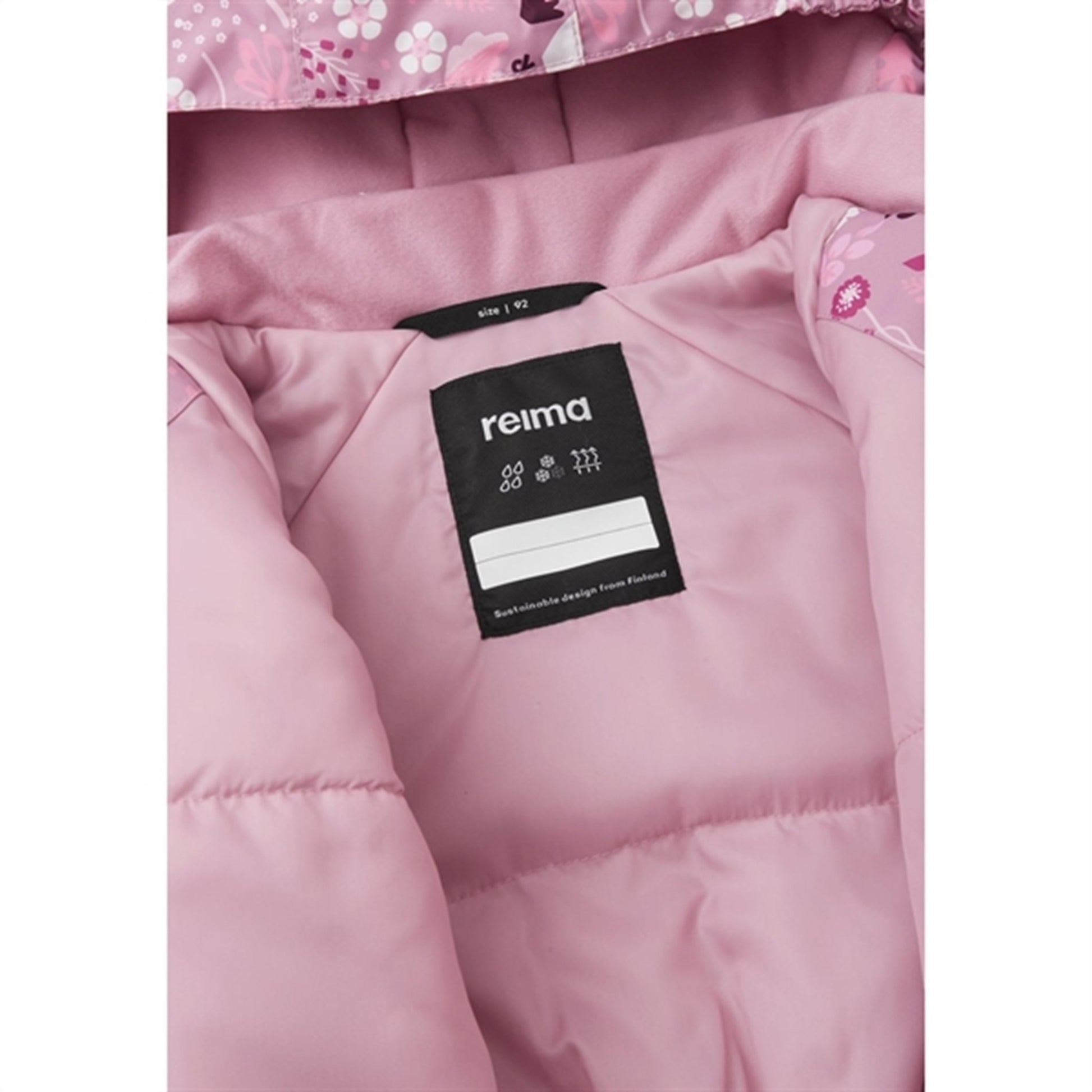 Reima Reimatec Snow Suit Puhuri Grey Pink