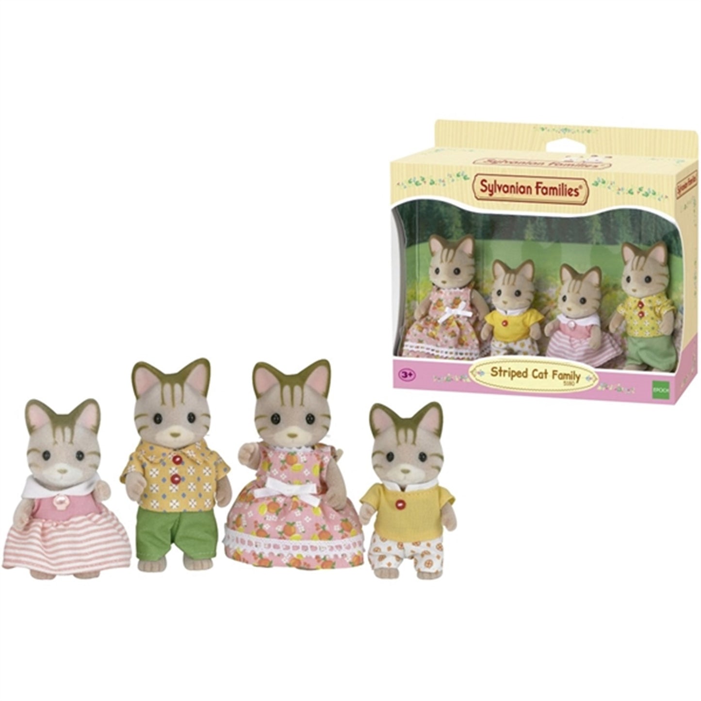 Sylvanian Families® Striped Cat Family