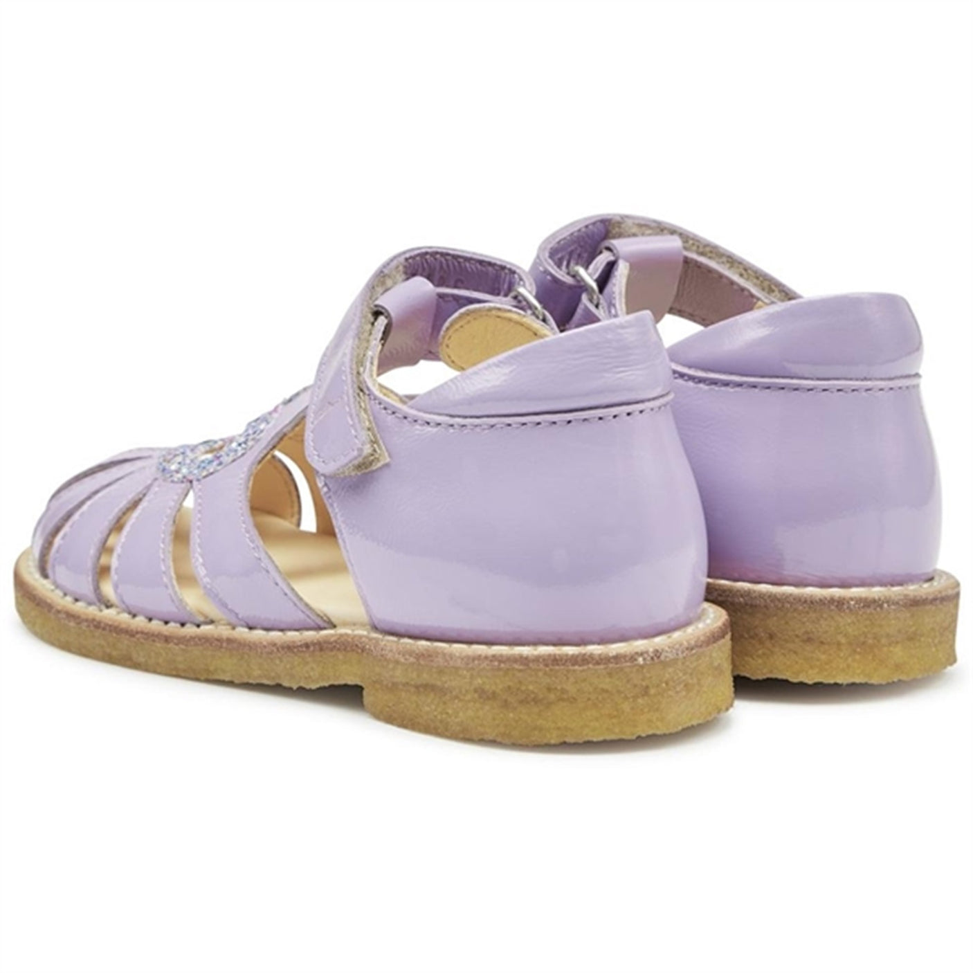 Angulus Hjerte Sandals Lilac/Confetti Glitter