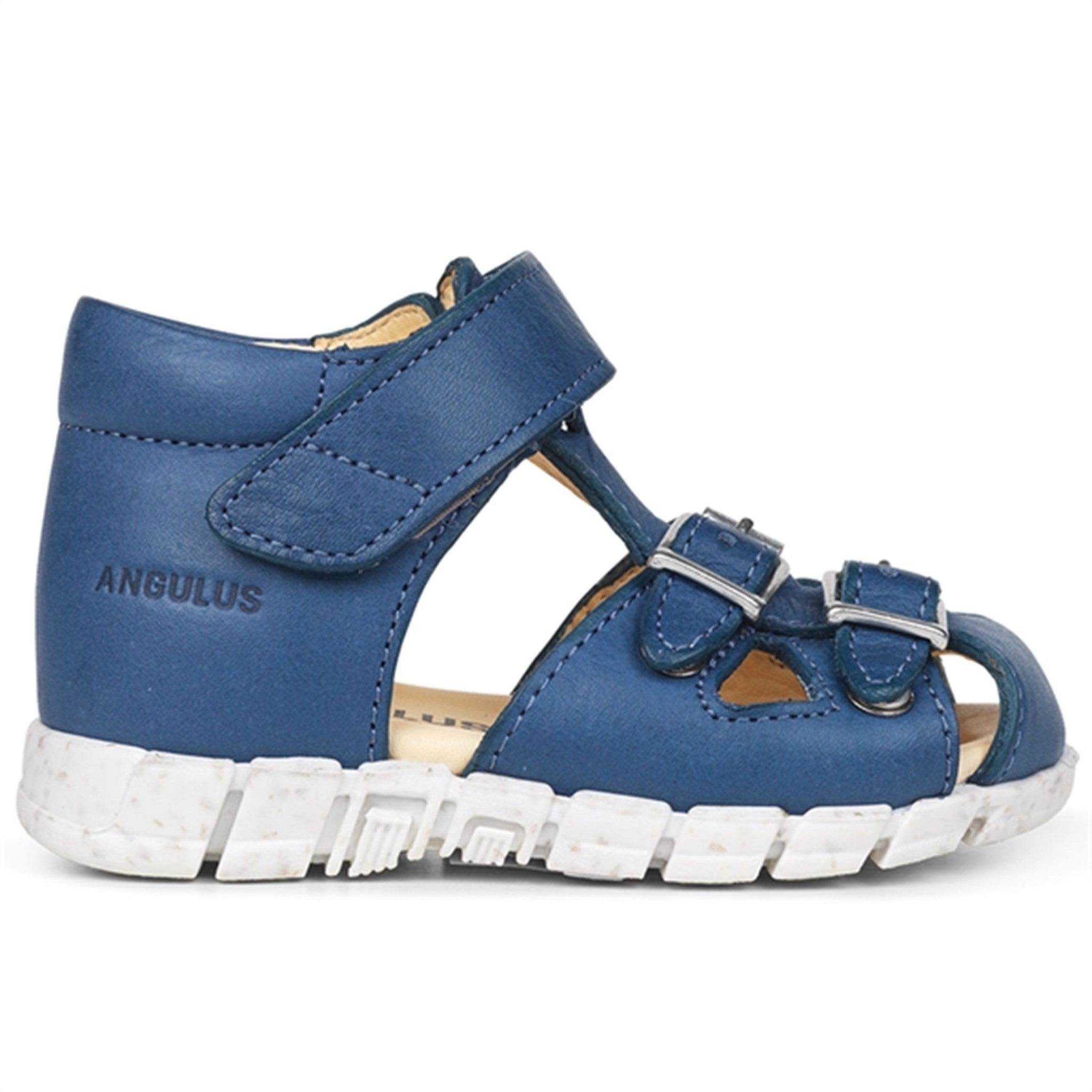 Angulus Starter Sandal w. Buckles Blue 5213-301-1413 2