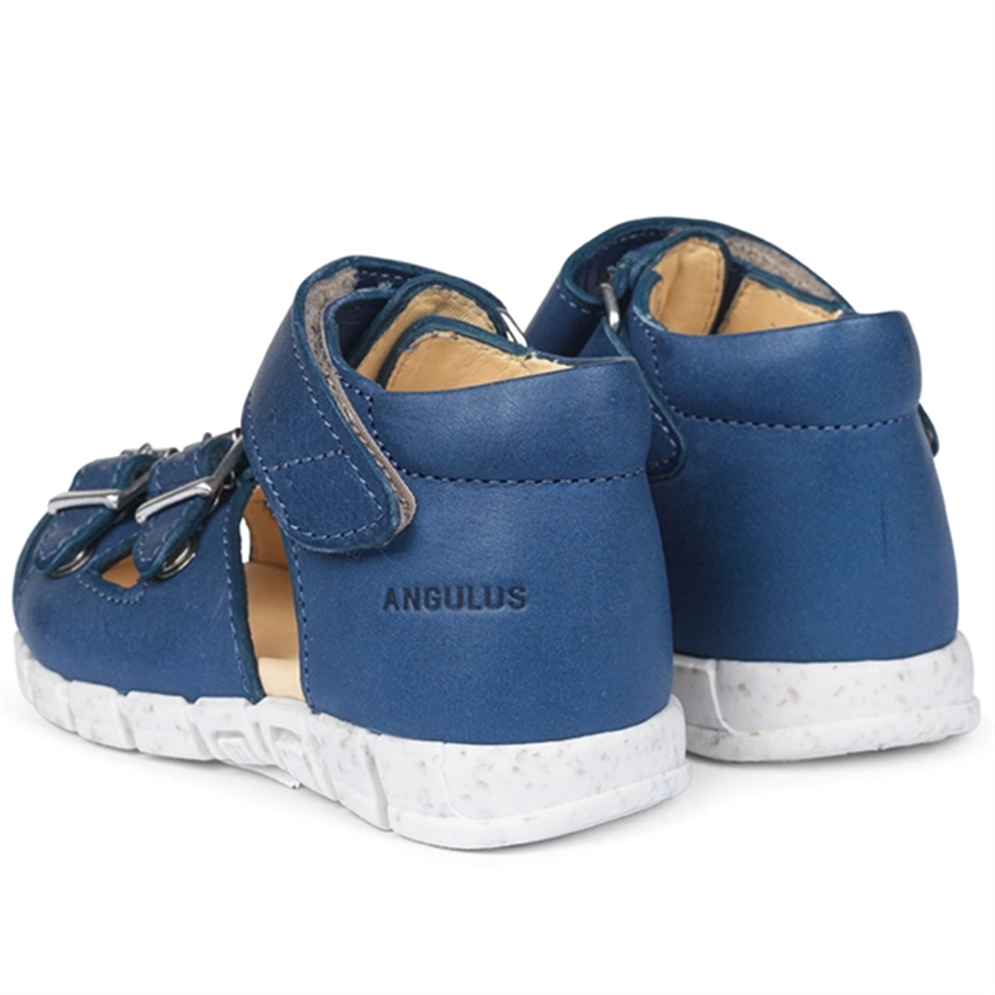 Angulus Starter Sandal w. Buckles Blue 5213-301-1413 3