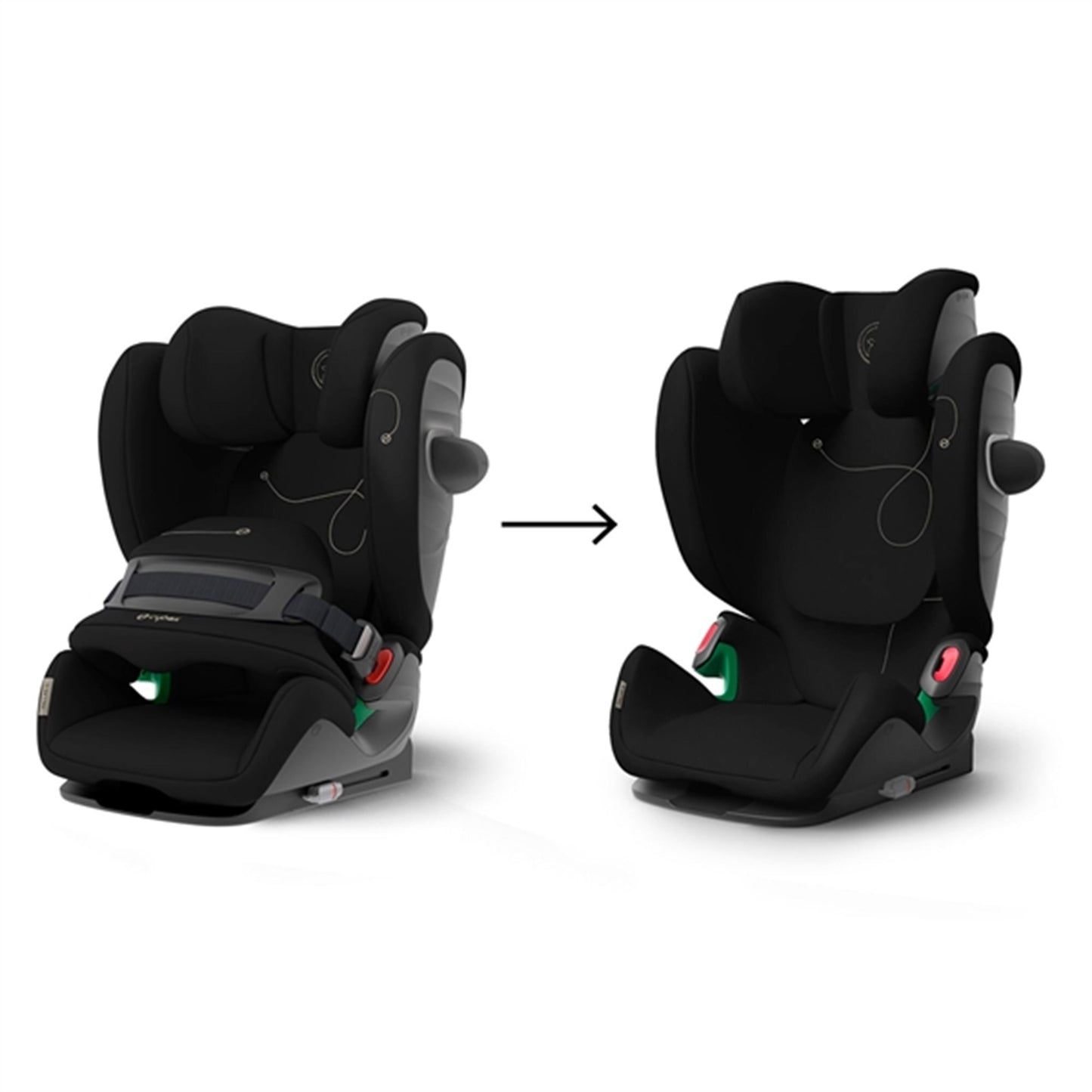 Cybex PALLAS G I-SIZE Moon Black Car Seat